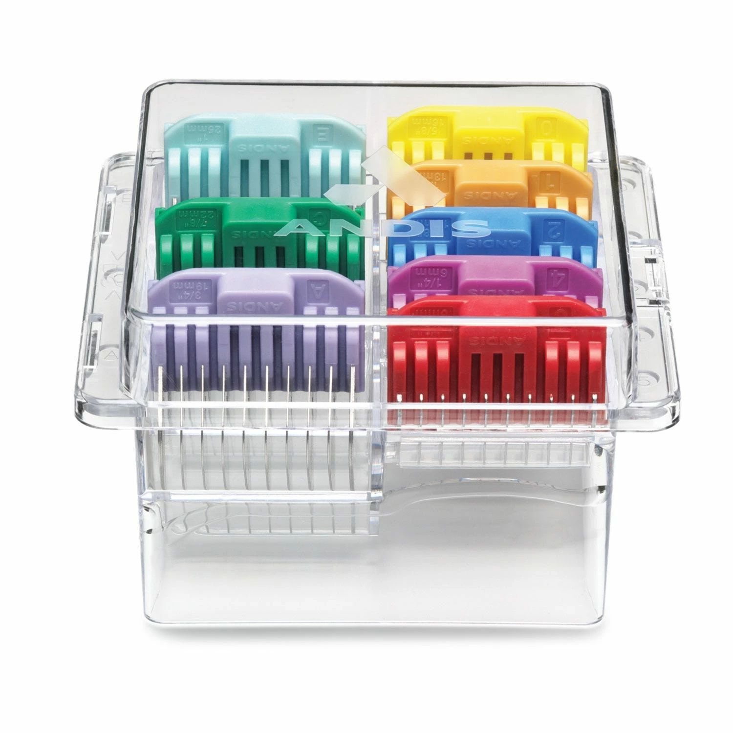 Andis Stainless Steel Adjustable Guide Comb Set, 8 Pcs 3 Andis Stainless Steel Adjustable Guide Comb Set, 8 Pcs - Image 3