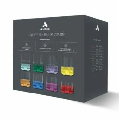Andis Stainless Steel Adjustable Guide Comb Set, 8 Pcs 7 Andis Stainless Steel Adjustable Guide Comb Set, 8 Pcs -pet store ad2465 08 andis adjustable blade combs 1