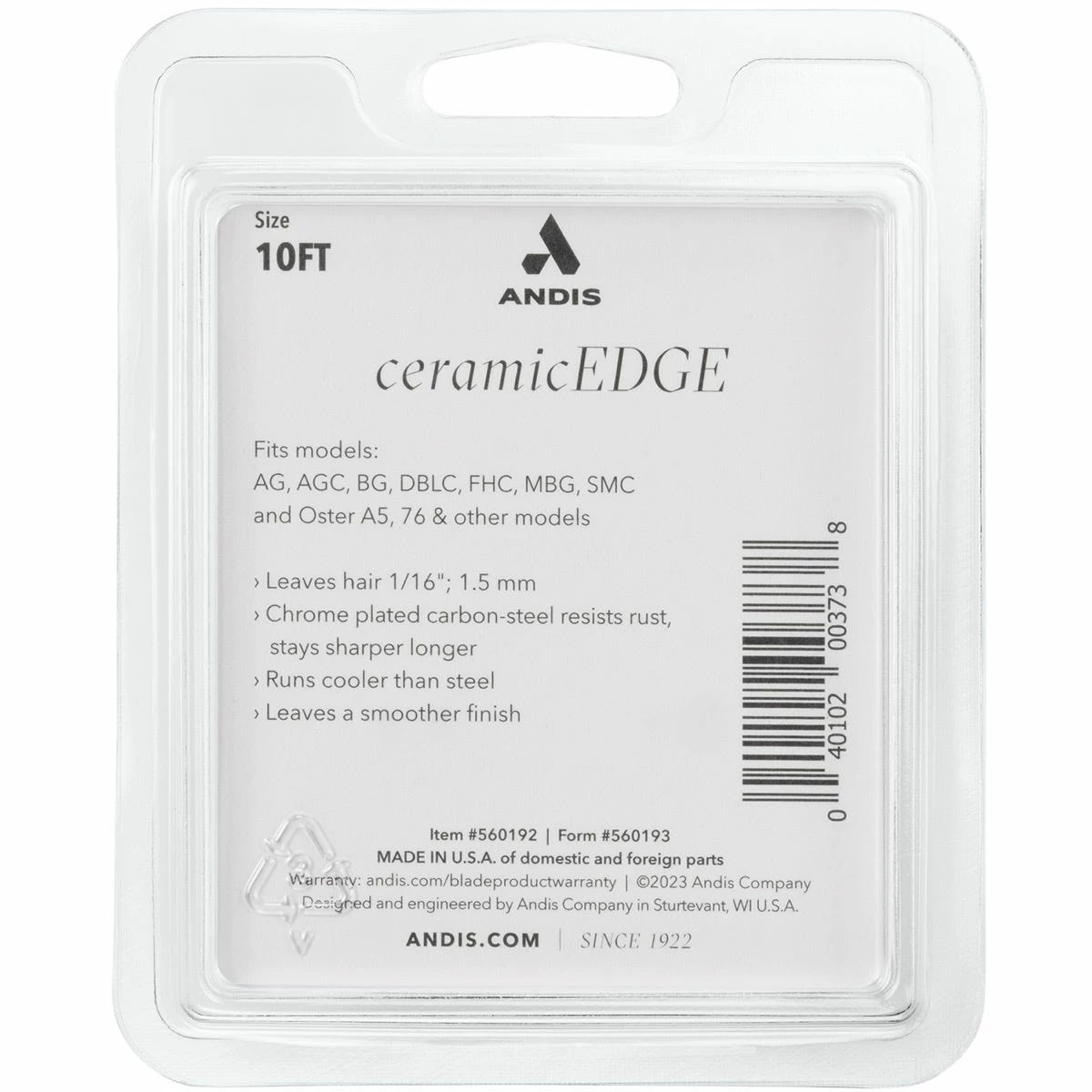 Andis CeramicEdge Blade 10FT 3 Andis CeramicEdge Blade 10FT - Image 3