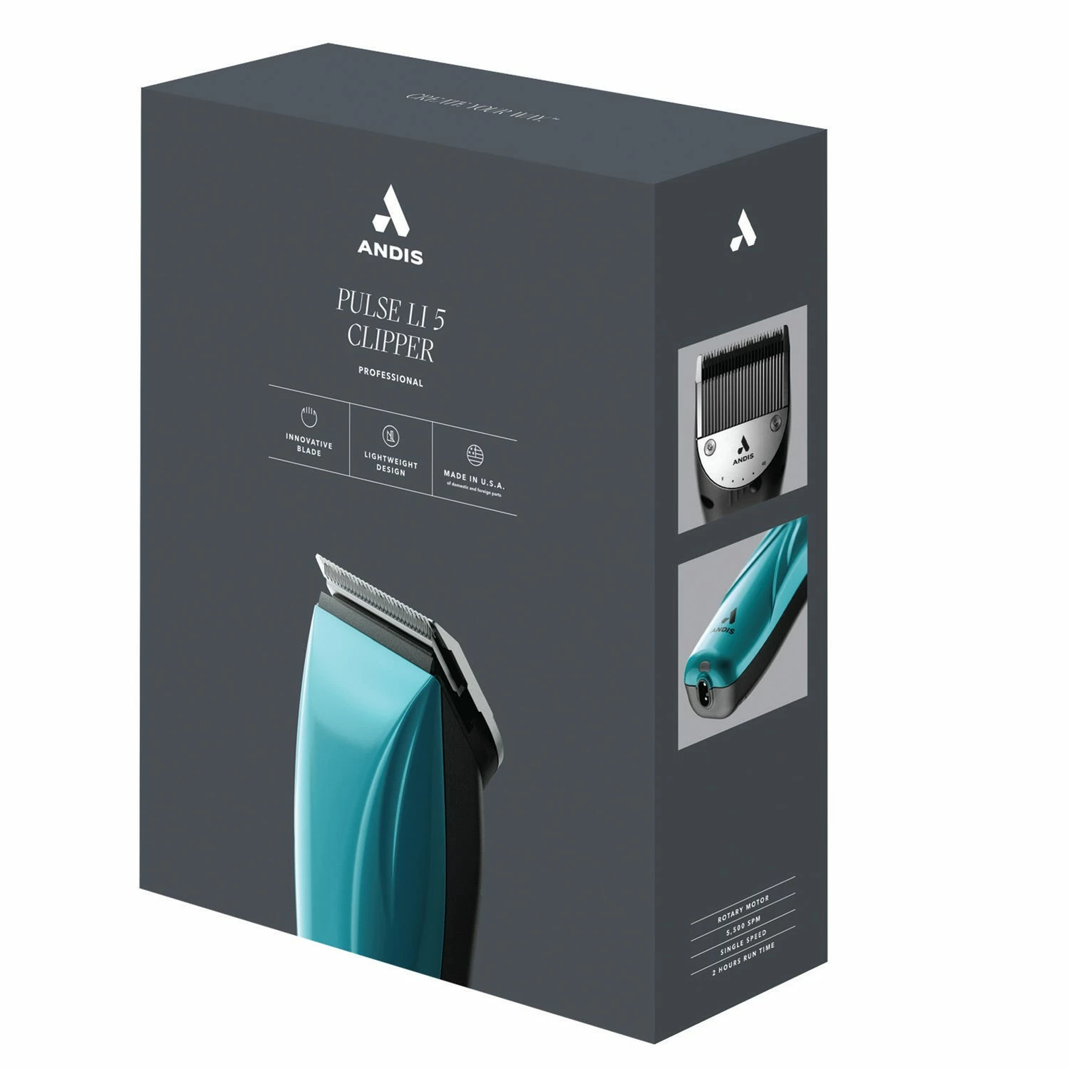 Andis Pulse Li 5 Adjustable Blade Clippers 9 Andis Pulse Li 5 Adjustable Blade Clippers - Image 9