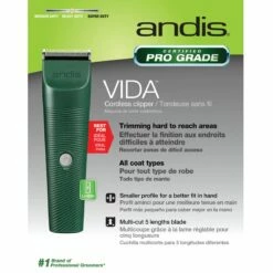 Andis Vida Adjustable Blade Clippers -pet store ad8579 43 package front
