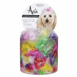 Aria Feather Bow Canister 100Pc