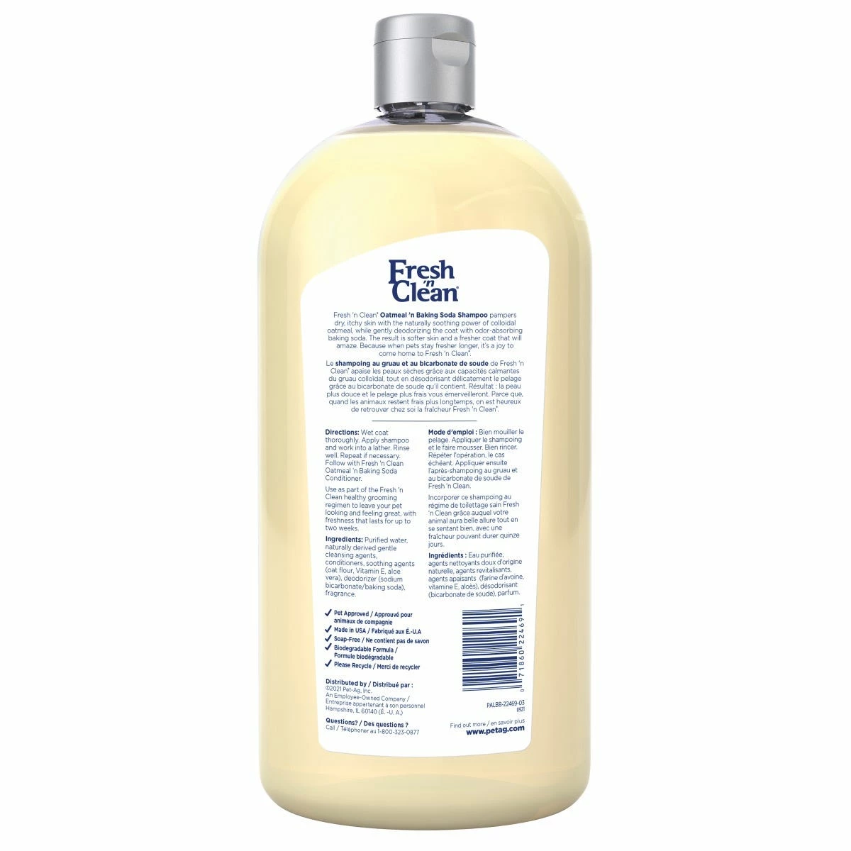 Fresh 'n Clean® Oatmeal And Baking Soda Shampoo 32 Oz 2 Fresh 'n Clean® Oatmeal And Baking Soda Shampoo 32 Oz - Image 2