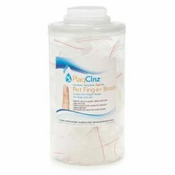 PlaqClnz Pet Finger Brush 36 Pc Container -pet store pfb 001