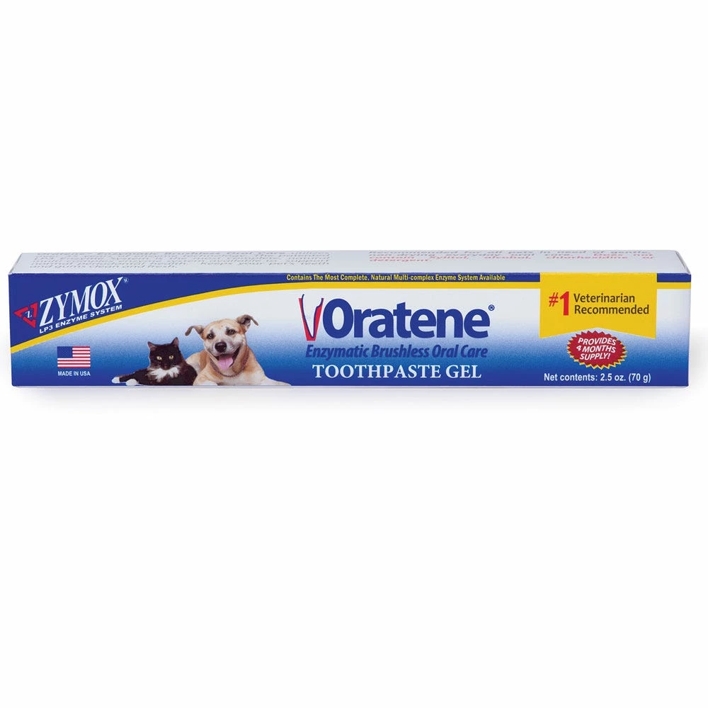 Zymox Oratene Toothpaste Gel 2.5oz 2 Zymox Oratene Toothpaste Gel 2.5oz - Image 2