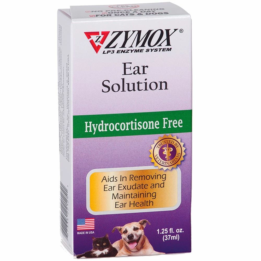 Zymox Ear Solution W/o HC 1.25oz 2 Zymox Ear Solution W/o HC 1.25oz - Image 2