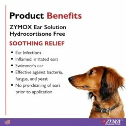 Zymox Ear Solution W/o HC 1.25oz 7 Zymox Ear Solution W/o HC 1.25oz -pet store z002 3