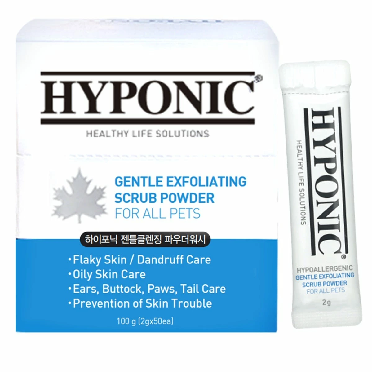 Hyponic Gentle Exfoliating Scrub Powder 2 Gram 50-Pack 1 Hyponic Gentle Exfoliating Scrub Powder 2 Gram 50-Pack