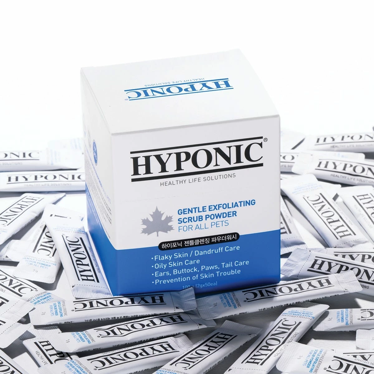 Hyponic Gentle Exfoliating Scrub Powder 2 Gram 50-Pack 2 Hyponic Gentle Exfoliating Scrub Powder 2 Gram 50-Pack - Image 2